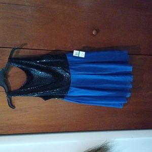 Black Blue Dress